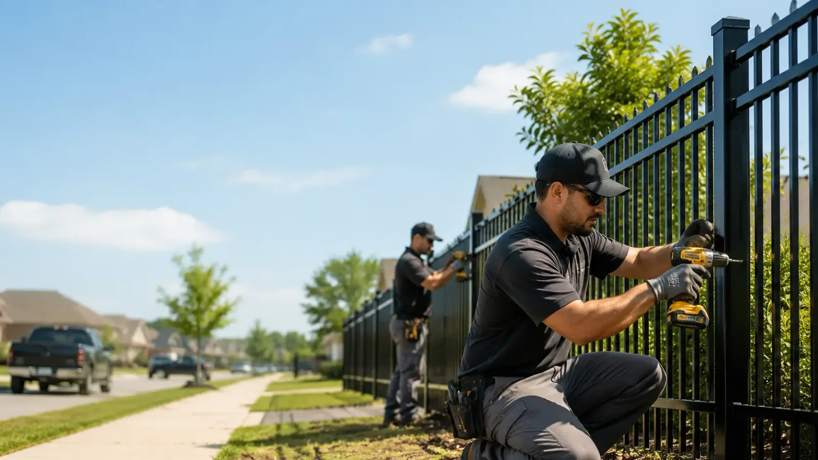 Metal Fence Installation in Highfalls, NC